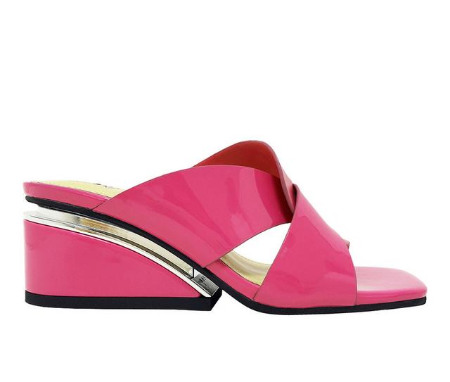 Women's Ninety Union Magical Wedge Sandals in Fuchsia color