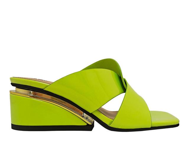 Women's Ninety Union Magical Wedge Sandals in Lime color