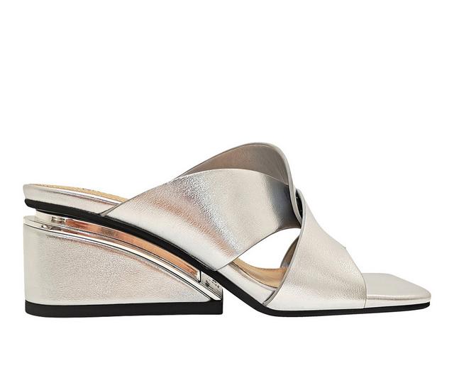 Women's Ninety Union Magical Wedge Sandals in Silver color