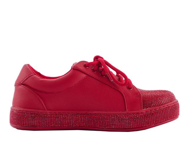 Women's Lady Couture Legend Fashion Sneakers in Red color