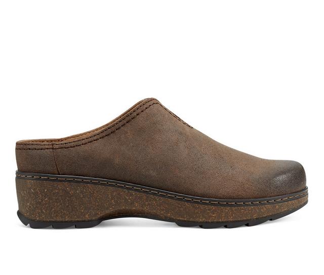 Women's Earth Origins Kolia Mules in Dark Brown color