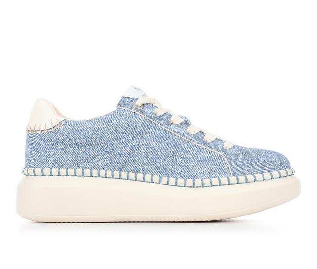 Women's Roxy Stellar Sneakers in Denim color