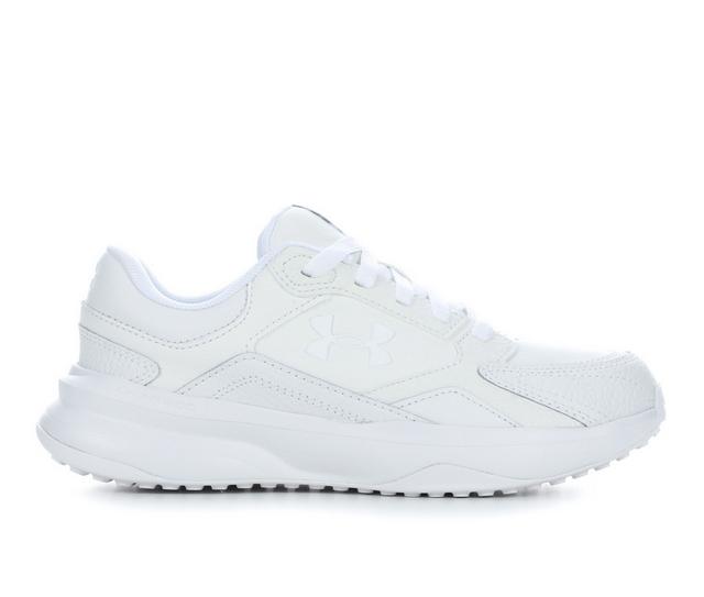 Women's Under Armour Edge Leather Sneakers in White Leather color