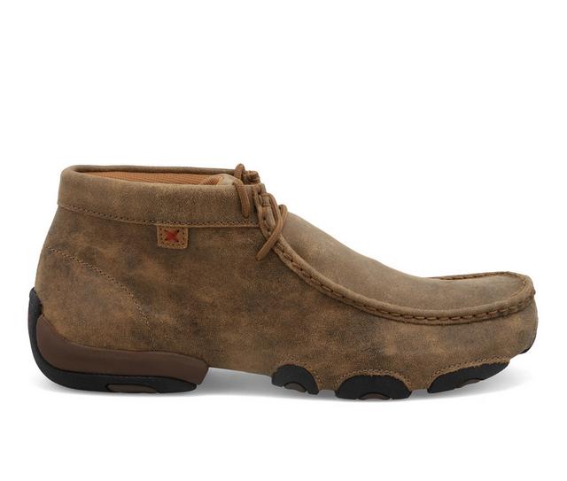 Men's TWISTED X Original Chukka Driving Moc Dress Shoes in Bomber color