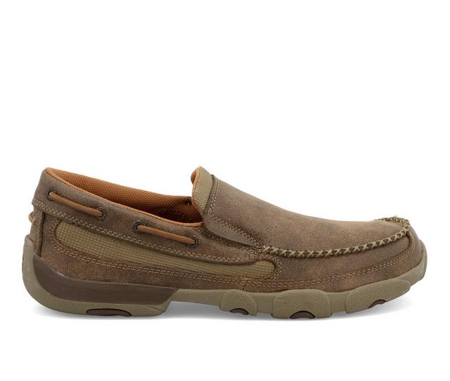 Men's TWISTED X Slip On Driving Moc Slip-On Shoes in Bomber color