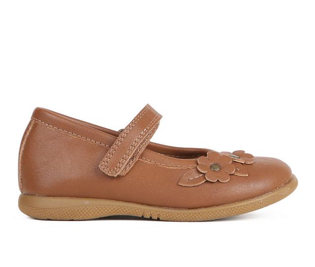 Girls' Rachel Shoes Toddler & Little Kid Fleur Mary Jane in Cognac color