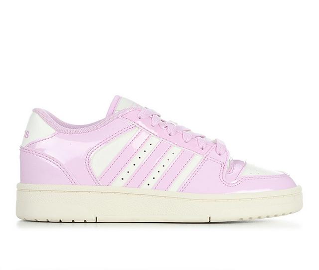 Girls' Adidas Big Kid Breakstart Sneakers in Lilac/White color