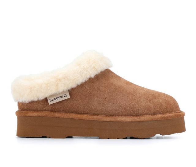 Women's Bearpaw Blakely Clogs in Hickory color