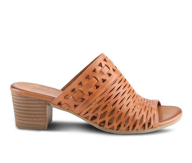 Women's SPRING STEP Anika Dress Sandals in Camel color