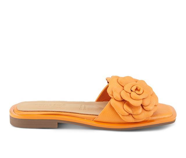 Women's SPRING STEP Domonique Sandals in Orange color