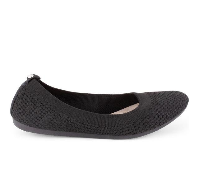 Women's Danskin Flex Flats in Black color