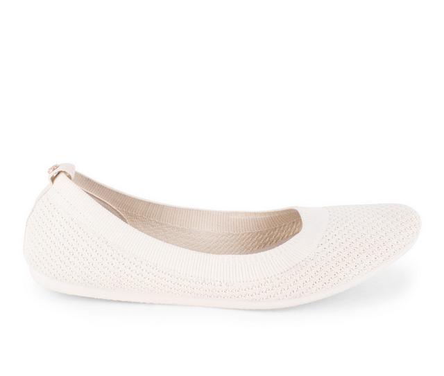 Women's Danskin Flex Flats in Natural color