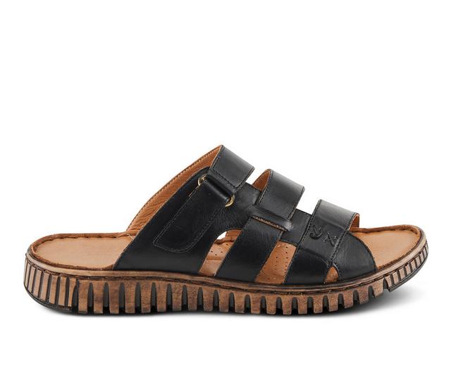 Women's SPRING STEP Olly Sandals in Black color