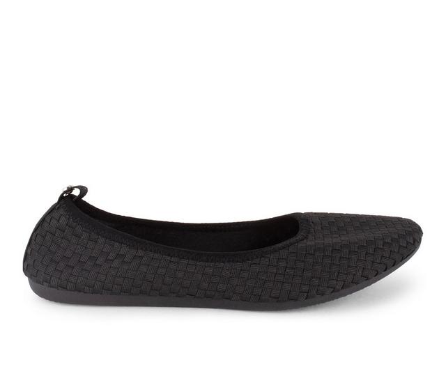 Women's Danskin Saunter Flats in Black color