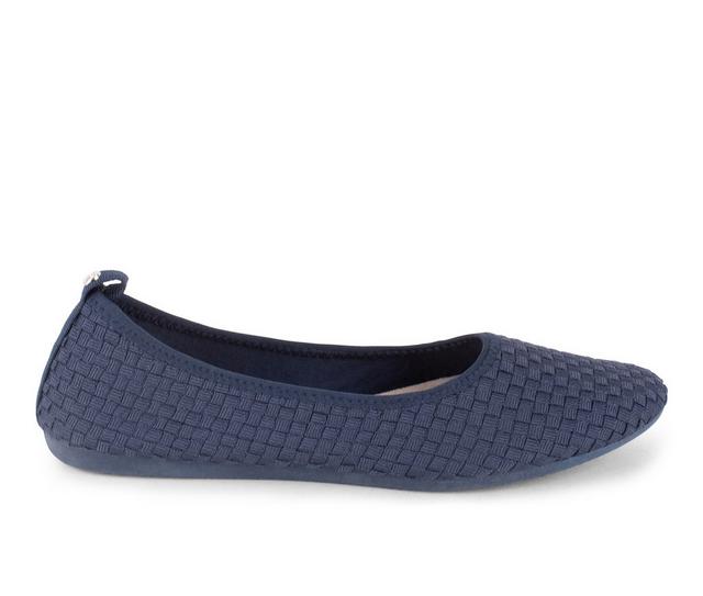 Women's Danskin Saunter Flats in Blue color