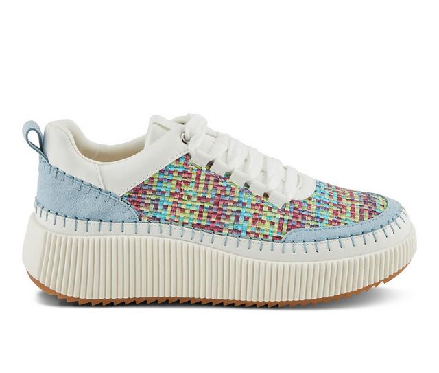 Women's Patrizia Asuka Platform Fashion Sneakers in Light Blue Mult color