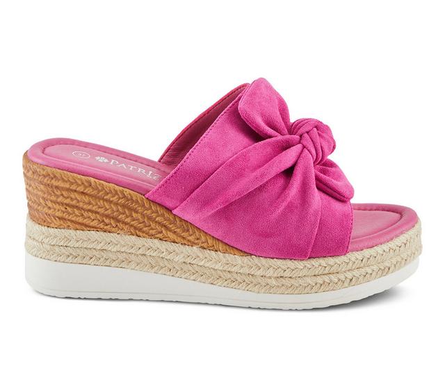 Women's Patrizia Bellaluce Platform Wedge Sandals in Hot Pink color
