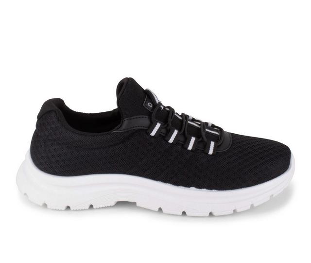 Women's Danskin Stamina Sneakers in Black/White color