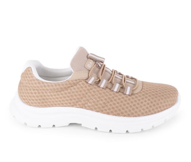 Women's Danskin Stamina Sneakers in Natural/White color