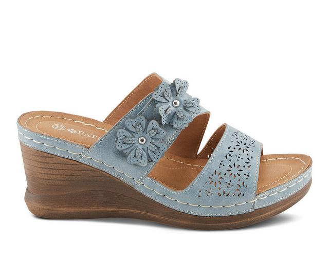 Women's Patrizia Lolly Wedge Sandals in Blue color