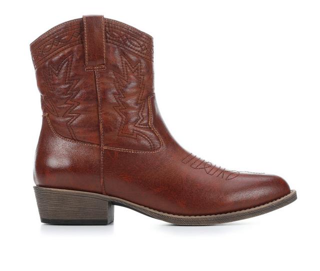 Coconuts by Matisse Derringer Western Boots in Cognac color