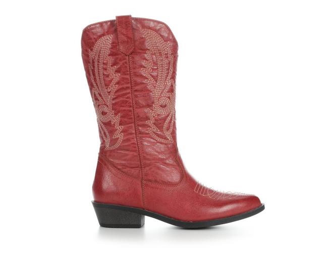 Women's Coconuts by Matisse Rancho Western Boots in Red color