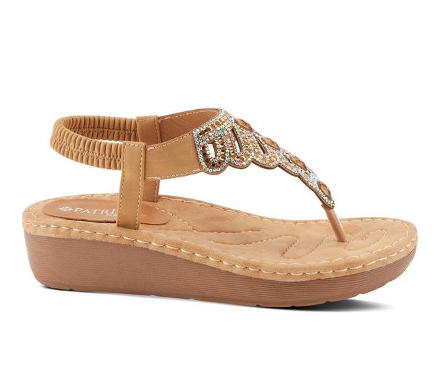 Women's Patrizia Toshira Wedge Sandals in Tan color