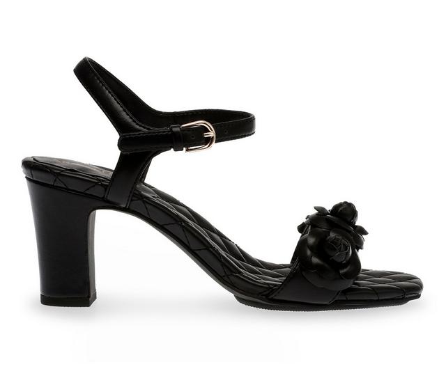 Women's Anne Klein Yaris Dress Sandals in Black color