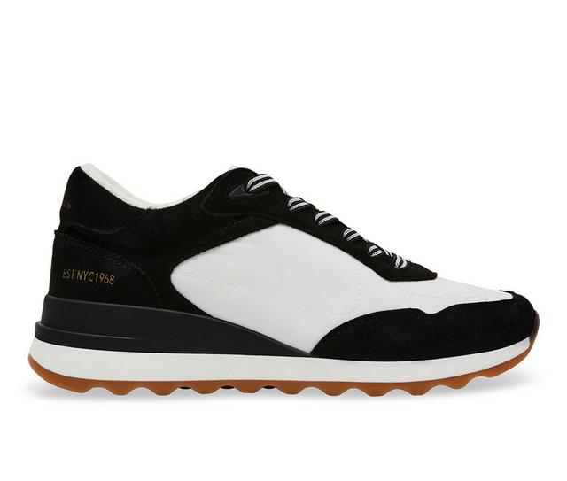 Women's Anne Klein Runner Sneakers in Black/White color