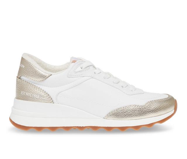 Women's Anne Klein Runner Sneakers in Platinum/White color