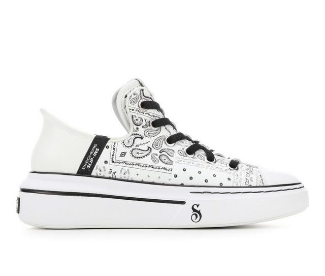 Women's SKECHERS X SNOOP DOGG Snoop One DBL 186002 in White/Black color