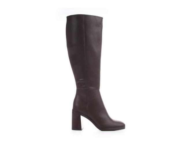 Women's DV BY DOLCE VITA Flapper Knee High Boots in Dark Brown color