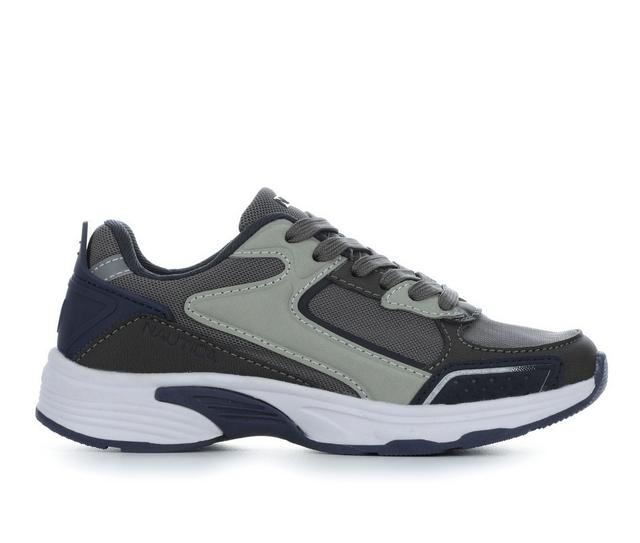 Boys' Nautica Little Kid & Big Kid Maverick Running Shoes in Grey/Navy color