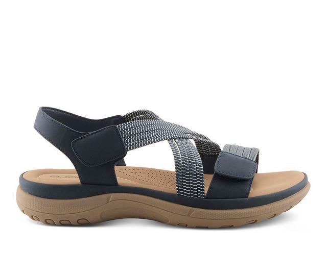 Women's Flexus Crossbeam Sandals in Navy color