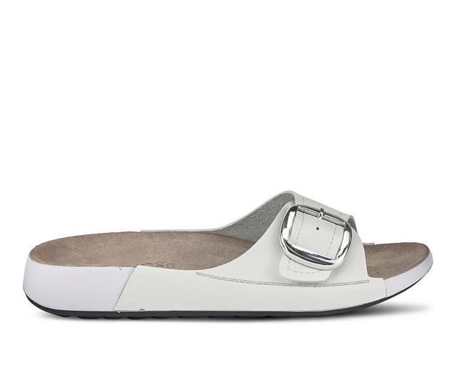 Women's Flexus Gateway Footbed Sandals in White color