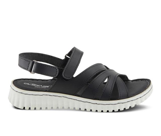 Women's Flexus Shannie Sandals in Black color