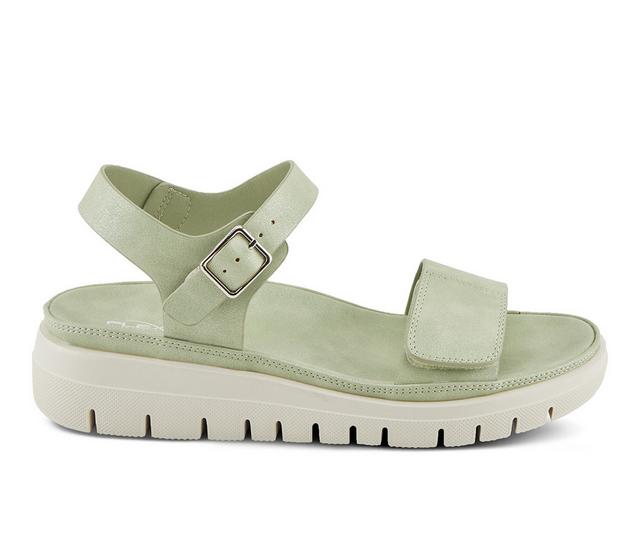 Women's Flexus Shinzon Sandals in Light Green color