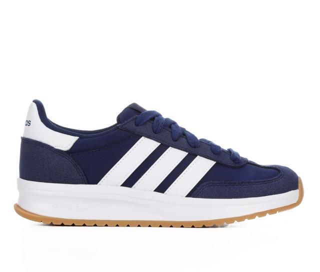 Boys' Adidas Big Kid Run 70's 2.0 Sneakers in Blue/White/Gum color