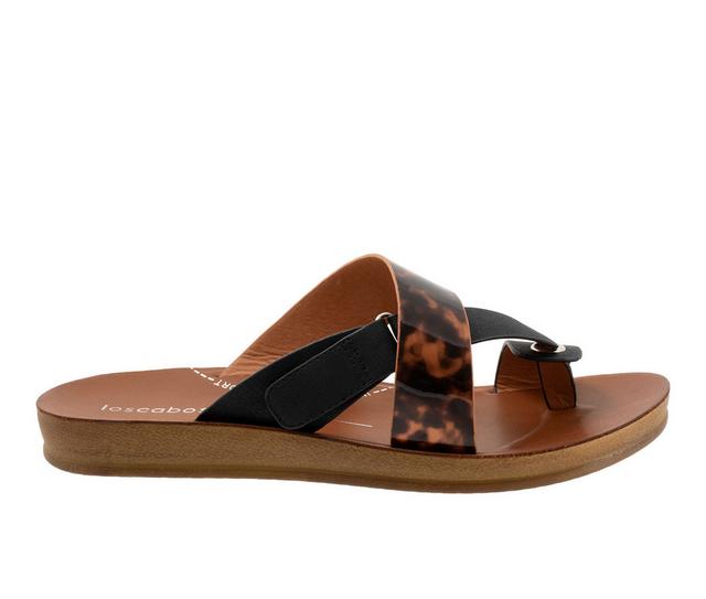 Women's Los Cabos Bry Sandals in Black/Tort color
