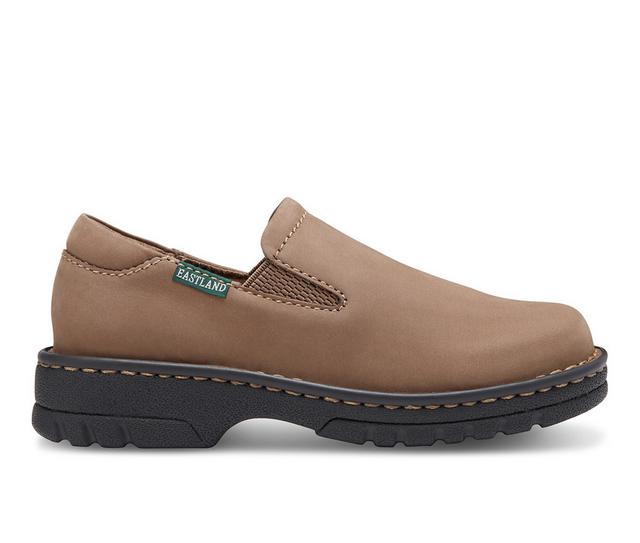 Women's Eastland Women's Newport Clogs in Light Tan color