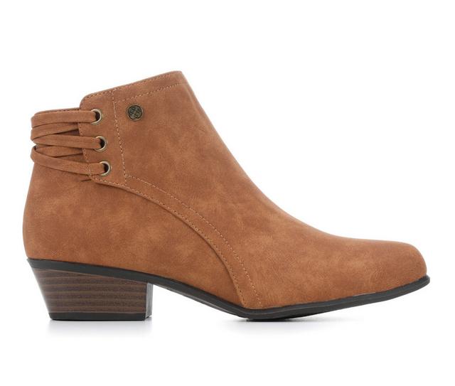 Women's Daisy Fuentes Rondo Booties in Cognac color