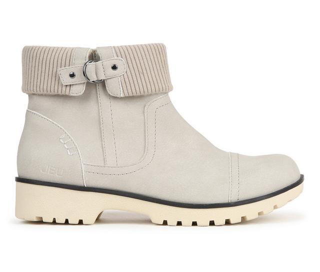 Women's JBU Karissa Encore Booties in Stone White color