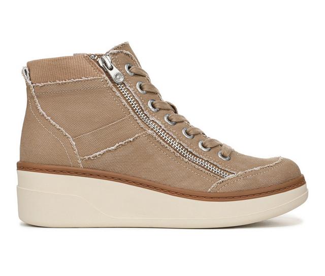 Women's Blowfish Malibu Camden Wedge Sneakers in Desert Khak color