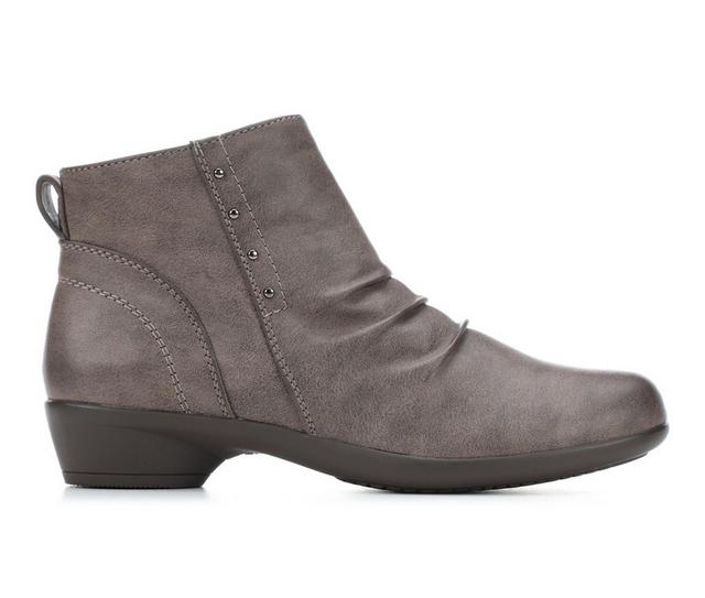 Women's Solanz Charlene Booties in Grey color