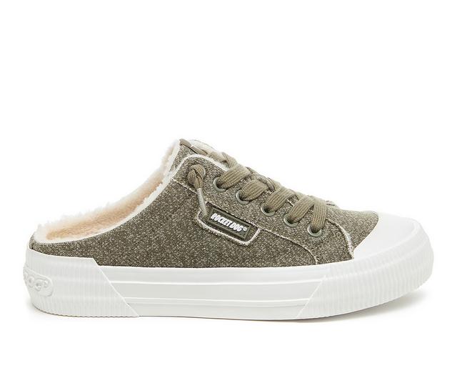 Women's Rocket Dog Cheery Mule in Olive color