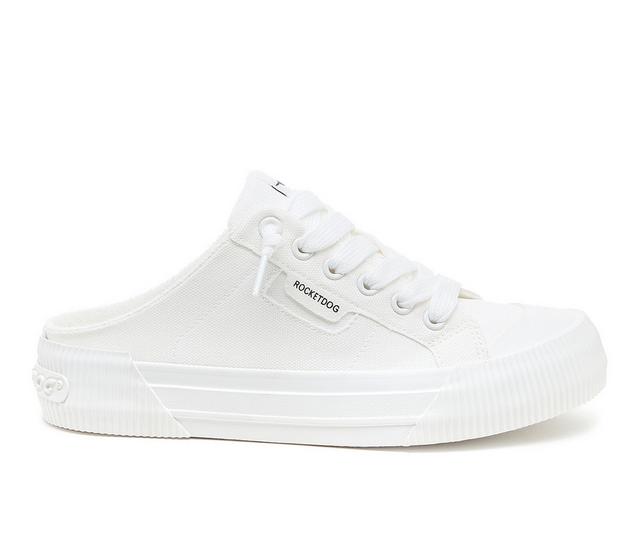 Women's Rocket Dog Cheery Mule in White color