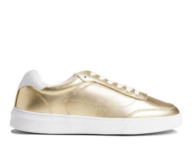 Women's Official Program STW-30 Fashion Sneakers in Gold/White color