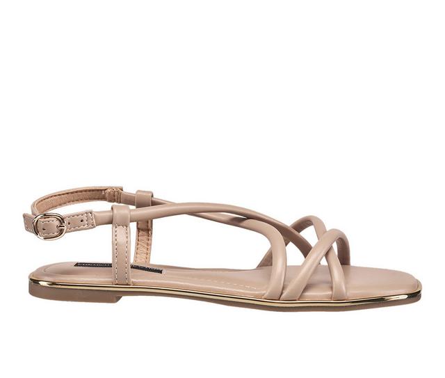 Women's French Connection Tubes Sandals in Nude color