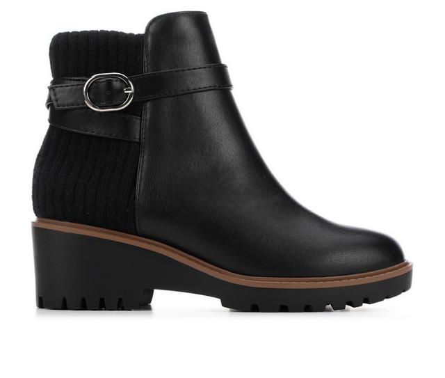 Women's Soda Aeson-S Booties in Black color