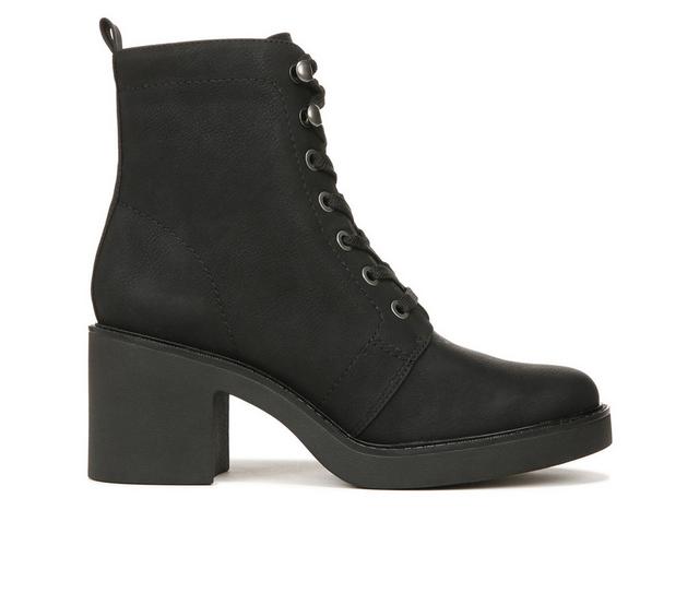 Women's LifeStride Rhodes Lace Up Booties in Black color